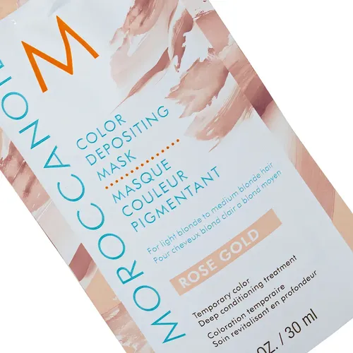 Moroccanoil Máscara Color Temporal Nutritiva Argán X30 Local Tono Rose Gold