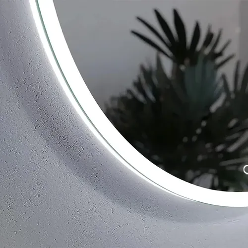 Espejo Led Redondo Para Baño Táctil Dimerizable Desempañador Redondo 60