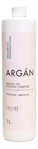 Exiline Argan Shampoo Hidratación Y Reparación 1000ml X3