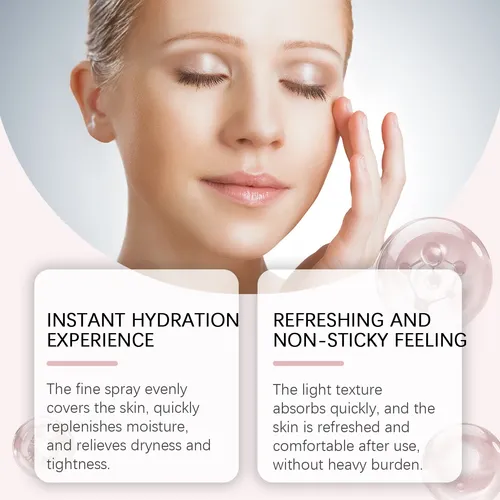 Spray Hidratante Facial Hoygi Rose, Cuidado Suave Y Nutritiv