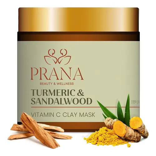 Mascarilla Prana 3 Arcillas Turmeric Sandalwood 110 Ml