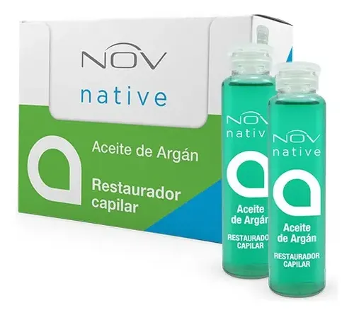 Ampollas Nov Native Con Aceite De Argan Hidratante