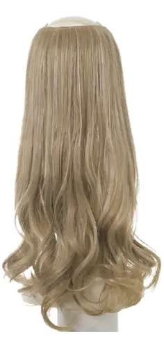 Cabello Cortina Peluca U Fibra Natural Ondulada Bambú 180 G