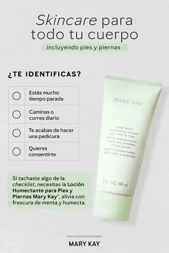 Loción Humectante Para Pies Y Piernas Mary Kay