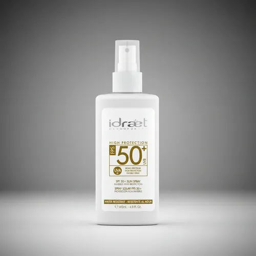 Protector Filtro Solar 50+ Idraet Spray Invisible 145ml