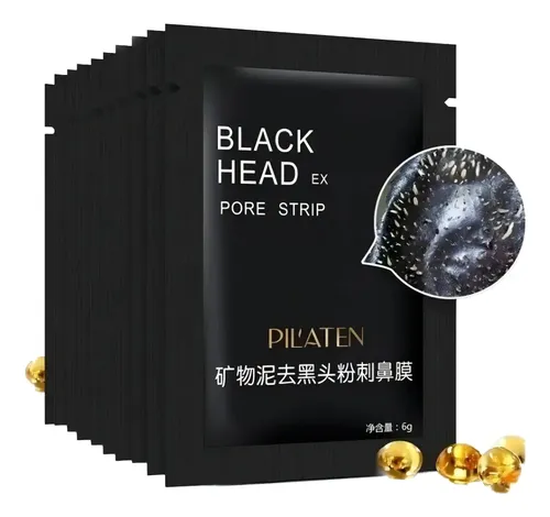 Mascarilla Facial Puntos Negros X5 Unidades Limpieza Belleza