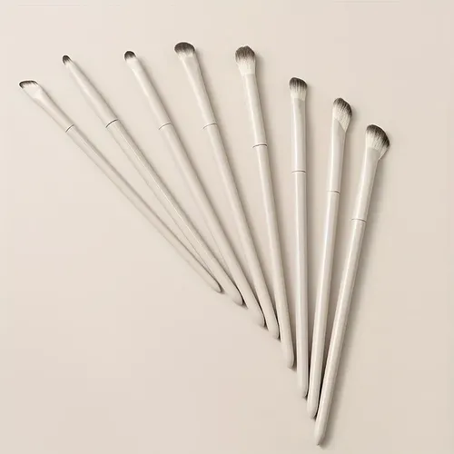 Set De 10 Brochas Para Sombras De Ojos De Primera Calidad
