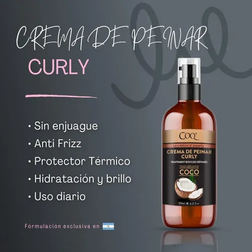X2: Shampoo + Crema De Peinar Curly Rizos Naturales Sin Friz