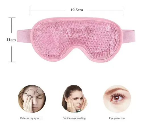 Mascarilla Para Ojeras Facial Gel Frío Relajante Antifaz Todo Tipo De Piel