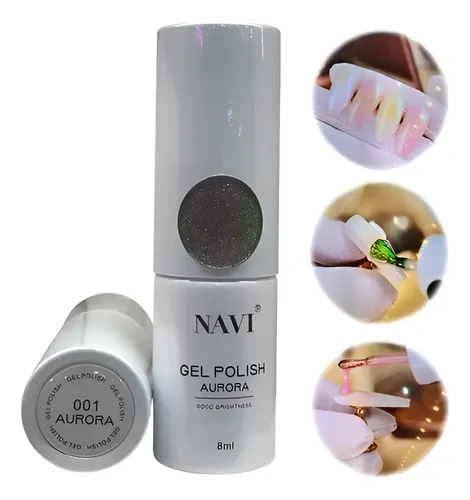 Navi Esmalte Efecto Aurora Semipermanente 8ml Uv/led 001