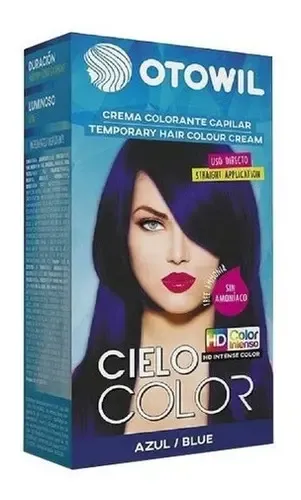 Otowil Cielo Color Crema Colorante Capilar Tono Azul x 1 unid
