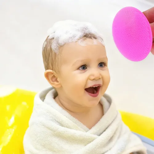 Champú Exfoliante Y Masajeador De Silicona Para Baño Y Ducha