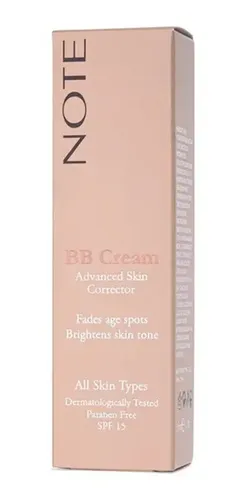 Bb Cream Facial Note Vegana Spf 15 X35ml