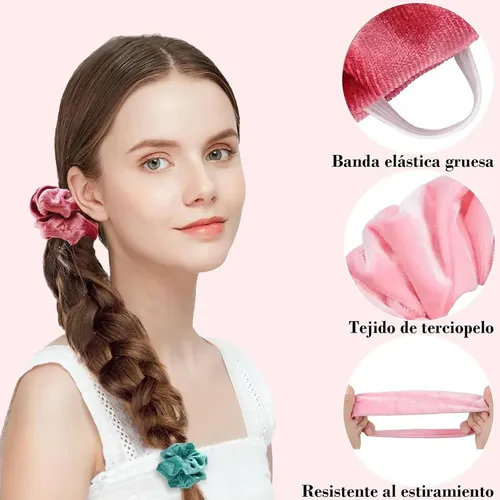 M42 12 Piezas Lazos De Terciopelo Para El Pelo,lazos Para Mu