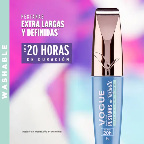 Máscara Pestañas Al Infinitto Aceite De Ricino 9g Vogue