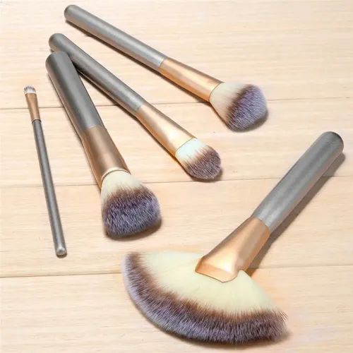 Set 24 Brochas Pinceles Profesionales Con Estuche