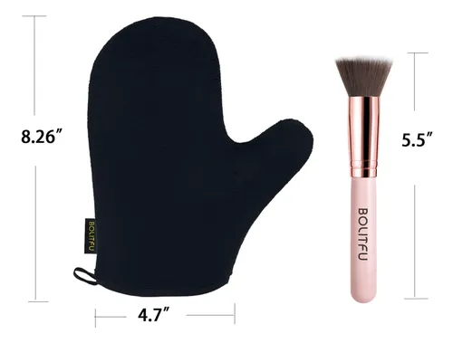 Set De 2 Guantes Y Brochas Self Tanner Bolitfu