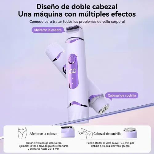 Xi Depiladora 2 En 1 Para Mujer Bikini Y Vello Facial