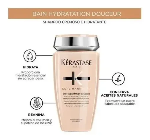 Kerastase Kit Curl Manifesto Shampoo Acondicionador Crema