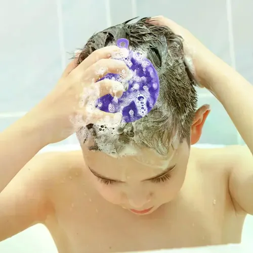 Brush For Washing Baby’s Hair, Shampoo And Care.