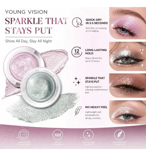 Gel Top Coat Transparente De Ojos Young Vision 07