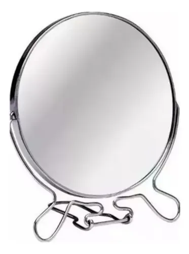 Espejo Con Aumento Doble Faz Pulgadas Maquillaje !