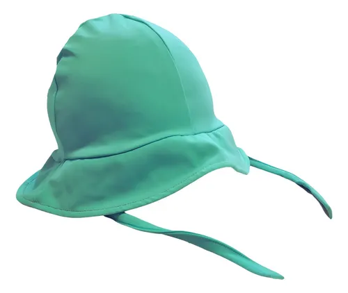 Gorro Bebe Piluso Con Filtro Solar Verano Uv50+ Color Verde Talle 0