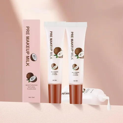 Prebase Facial Hidratante Con Leche De Coco Antes Del Maquil