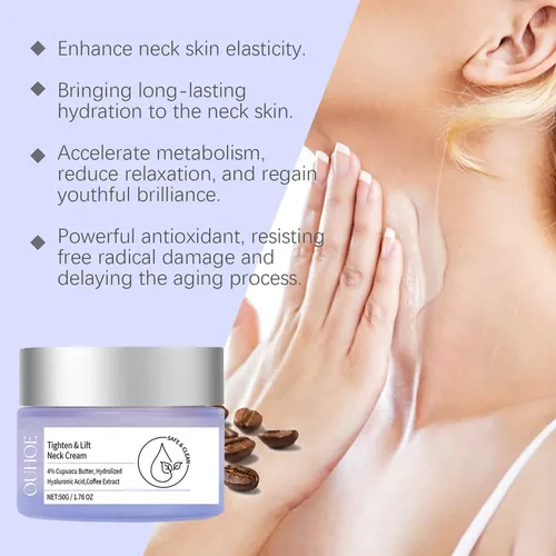 Crema Hidratante Para Cuello Ouhoe Para Hidratación Y Líneas