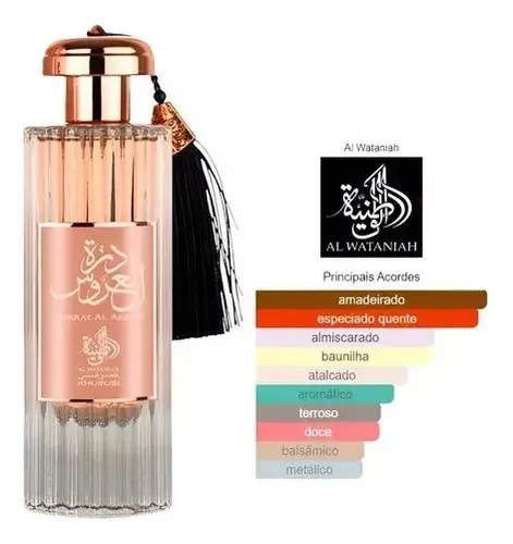Al Wataniah Durrat Al Aroos Edp 85ml Importado Original
