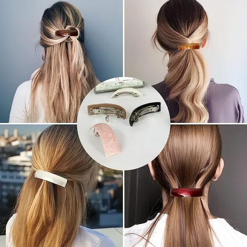 6 Broches De Pelo Grandes Para Mujer