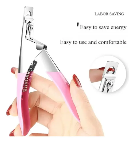 Cortaúñas Tipo U De Acero Inoxidable Para Manicura Negro