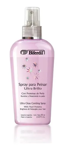 Biferdil Spray Peinar Ultra Brillo Proteínas De Perla 150 Ml