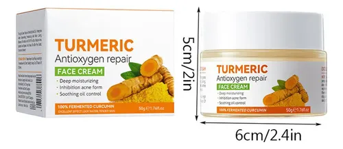 Serum Turmeric Glow 50 G, Hidratante Reparador De Alto Brill