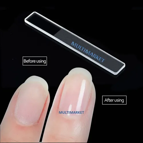 Lima De Vidrio Para Uñas, Con Estuche. Nano Tecnología.glass