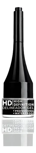 Delineador Gel Hd Negro Mate Idi Make Up 2114