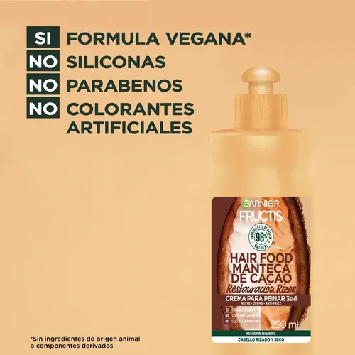 Crema Para Peinar Hair Food Cacao 250 ml