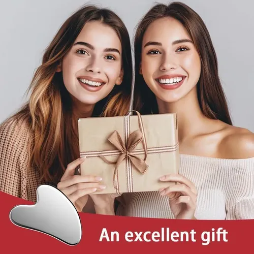 Herramienta Gua Sha Facial Acero Inoxidable Masaje Ojos