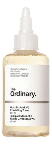 The Ordinary Tónico Exfoliante De Ácido Glicólico 7% – 100ml Momento de aplicación Noche Tipo de piel Normal