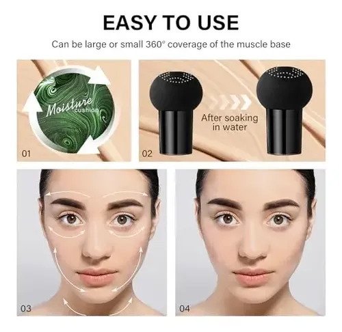 Base Cushion Cc Cream Con Cojín De Aire Y Aplicador X 2 Unid