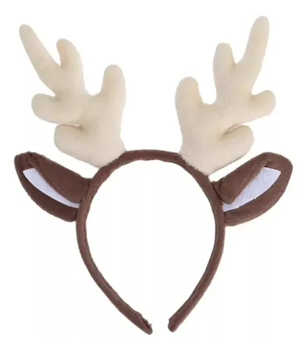 W Diadema Navideña Con Bandana Infantil Aro For El Pelo Reno