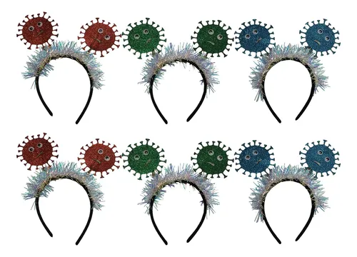 6 Unidades De Aros Para El Pelo Keep Off Para Fiestas Y T7