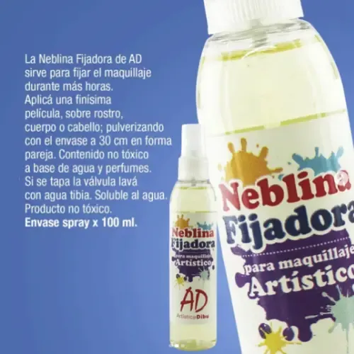 Neblina Fijadora Ad Spray Para Maquillaje Artistico 100ml