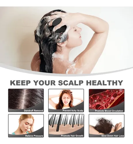Peine De Masaje Anticaspa Para El Crecimiento Del Cabello