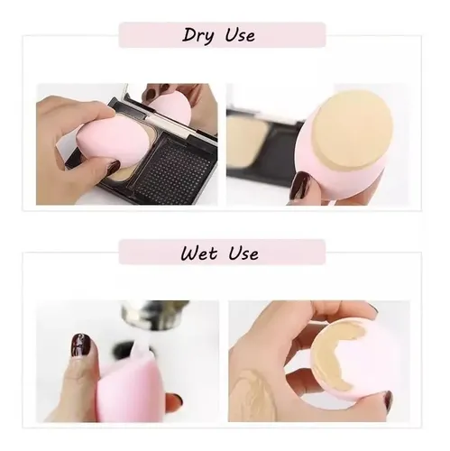 Esponjas Blender Aplicar Maquillaje Base Corrector Recto