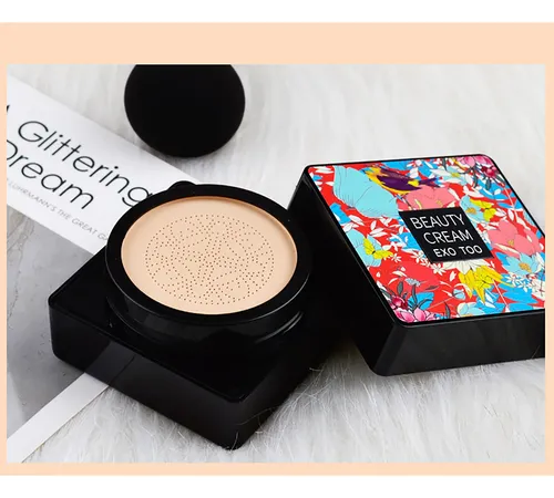 Crema Hidratante Con Cojín, Maquillaje Mate De Larga Duració Ivory