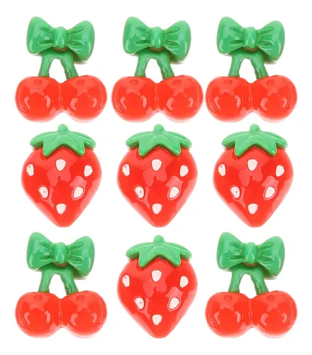 60 Piezas De Rodajas De Fruta Para Uñas, Rebanadas De Fruta,