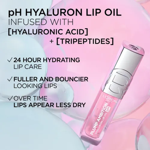 L’oreal Paris Lip Oil Ph Hyaluron Color Tint 0.90 Rosa