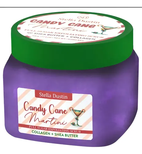 Ful Sugar Exfoliating Scrub Stella Dustin Martini Candy Cane Rosas