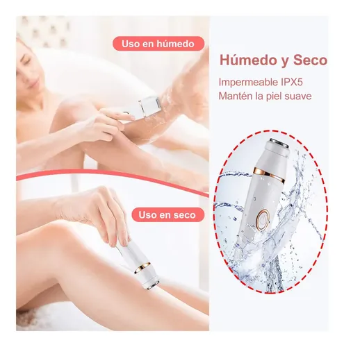 Depiladora Eléctrica Recargable 7 En 1 Para Mujer